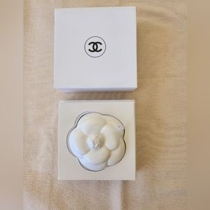 Authentic Chanel Ceramic Camellia Paper Weight